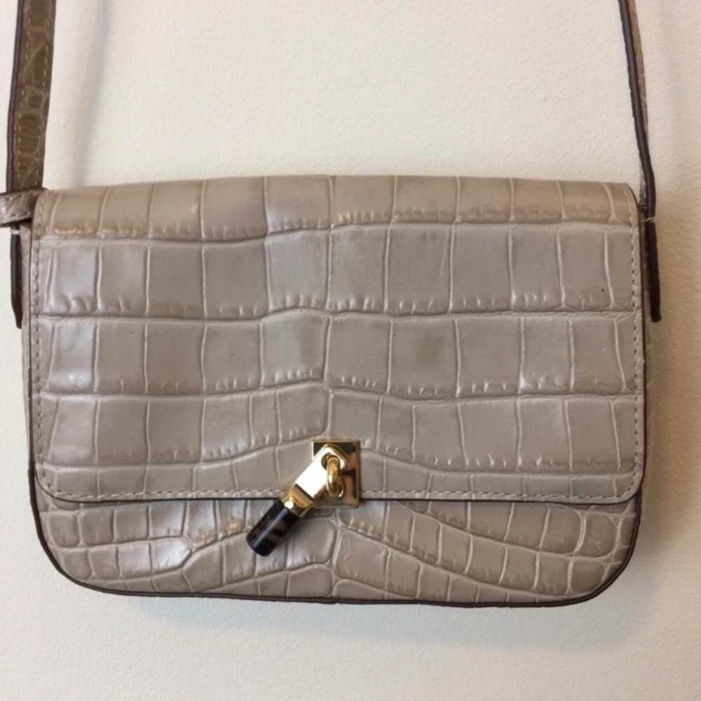 Elizabeth and James Cynnie Embossed Crocodile Bag